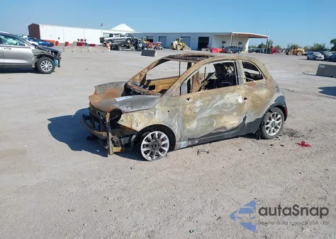 2017 Fiat 500C Pop z USA, uszkodzony, nr VIN 3C3CFFLR5HT569678